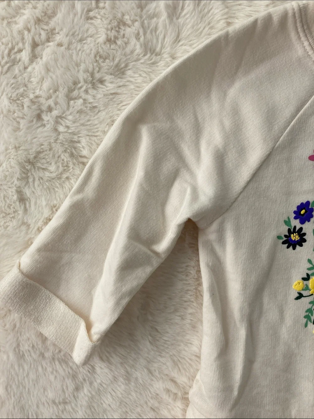 SALE! 50% Off Kids Cream Tulle Dress with Floral 